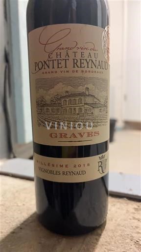 Bordeaux Graves Château Pontet Reynaud 2018