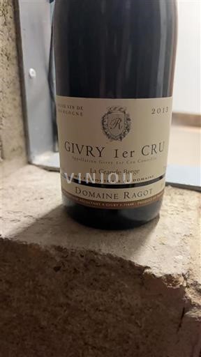 Borgogna Non specificato Premier Cru Domaine Ragot La Grande Berge 2013