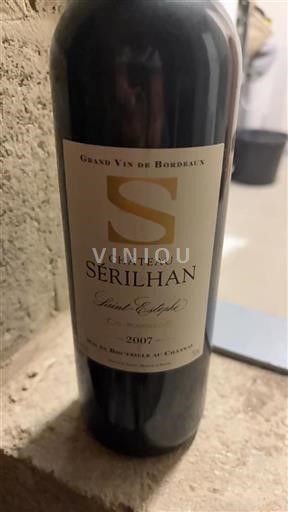 Bordeaux Saint-Estèphe Cru Bourgeois Château Sérilhan 2007