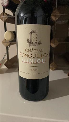 Bordeaux Montagne Saint-Émilion Château Fonguillon 2005