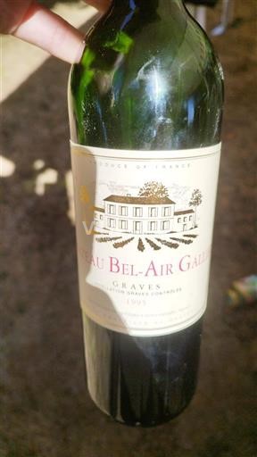 Bordeaux Graves Château Bel-Air Gallier 1995