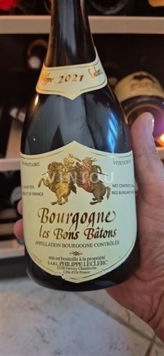 Bourgogne Philippe Leclerc Les Bons Bâtons 2021