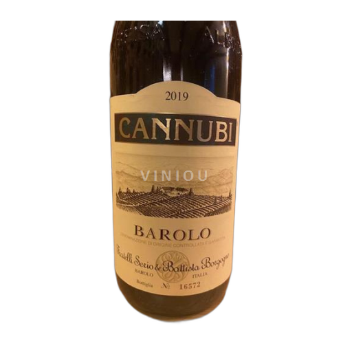 Piemonte Barolo Fratelli Serio & Battista Borgogno Cannubi Barolo 2019