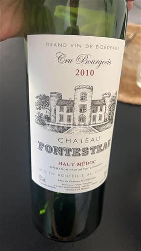 Bordeaux Haut-Médoc Cru Bourgeois Château Fontesteau 2010