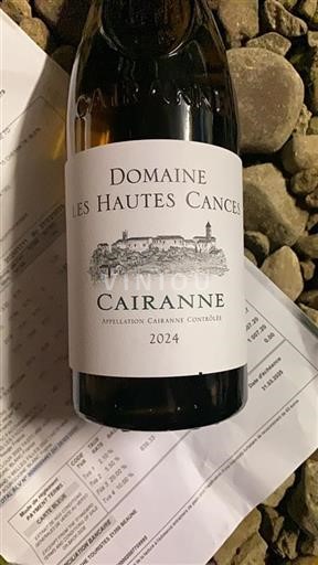 Vallée du Rhône Cairanne Domaine Les Hautes Cances 2024
