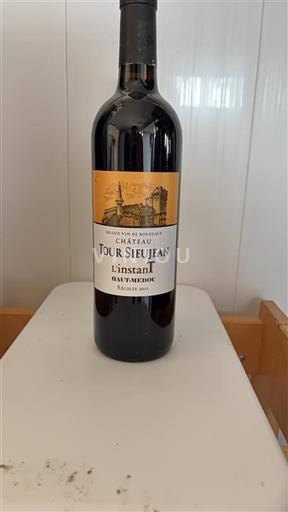 Bordeaux Haut-Médoc Château Tour Sieujean L'instant T 2015