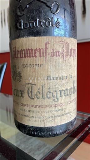Rhônen laakso Châteauneuf-du-Pape Domaine Vieux Télégraphe La Crau 1998