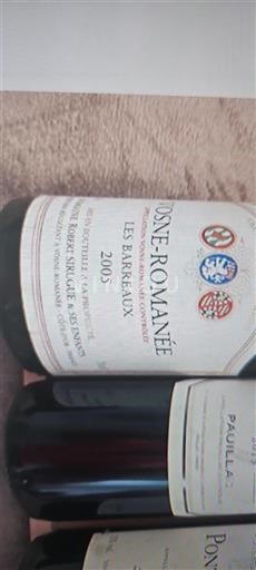 Bourgogne Vosne-romanée Domaine Robert Sirugue Les Barreaux 2005