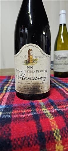 Bourgondië Mercurey Domaine La Perrière 2003