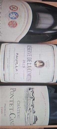Burdeos Pauillac Grand Cru Château Pontet-Canet 1999