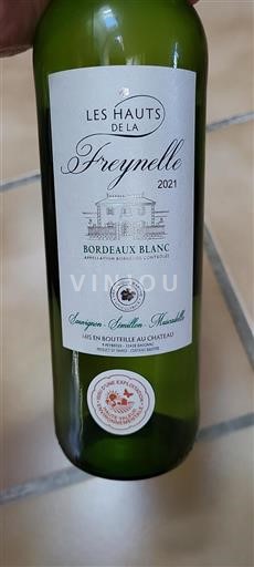 Bordeaux Bordeaux blanc Les Hauts de la Freynelle 2021