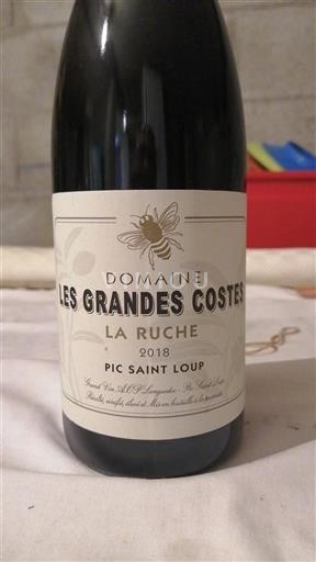 Languedoc Pic-saint-loup Domaine Les Grandes Costes La Ruche 2018
