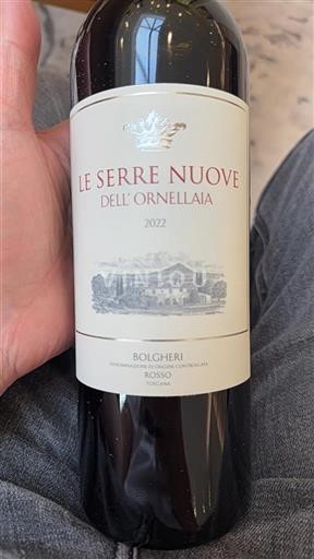Toscane Bolgheri Ornellaia Le Serre Nuove dell'Ornellaia 2022