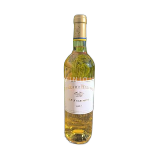 Burdeos Sauternes Carmes de Rieussec 2012