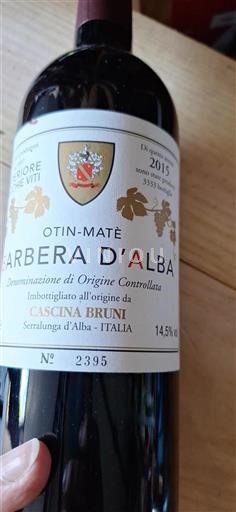 Piemonte Barbera d'Alba Cascina Bruni Otin-Maté 2015