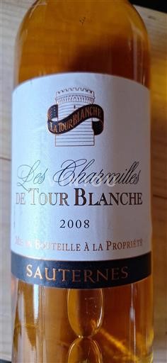 Bordeaux Sauternes La Tour Blanche Les Charmilles 2008