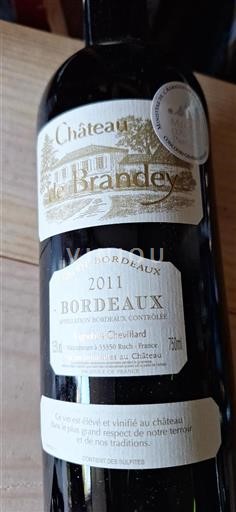 Bordeaux Château Brandev 2011
