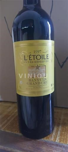 Roussillon Banyuls Grand Cru L'Étoile Réservée 1997