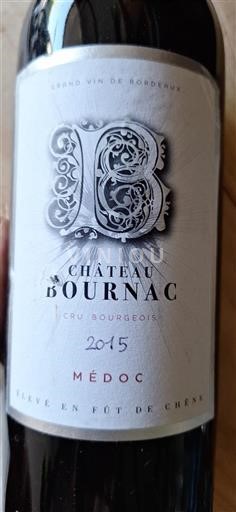Bordeaux Médoc Cru Bourgeois Château Bournac 2015