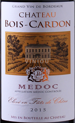 Bordeaux Médoc Château Bois-Cardon 2015