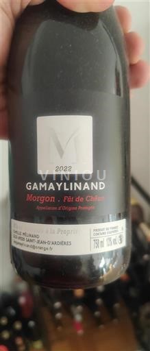 Beaujolais Morgon Famille Mélinand Gamaylinand 2022