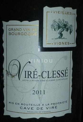 Bourgondië Mâcon en mâcon-dorpen Viré-Clessé Vieilles Vignes Vieilles Vignes 2011