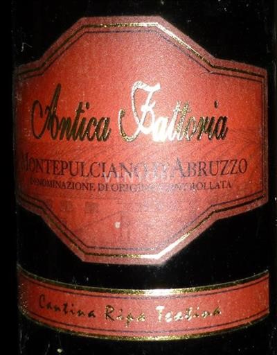 Abruzzes Montepulciano d'Abruzzo Montepulciano Abruzzo Antica Factoria Antica Factoria 2004