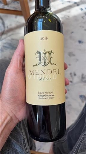 Mendoza Unspecified Mendel Malbec 2019