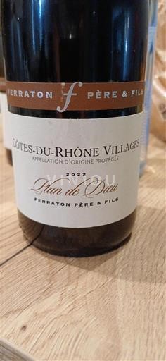 Údolí Rhôny Côtes-du-Rhône-villages Ferraton Père & Fils Plan de Dieu 2022