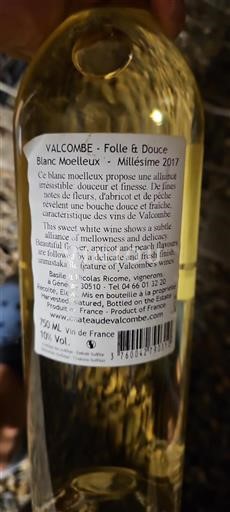 Rhône-dalen Ikke specificeret Valcombe Folle & Douce 2017