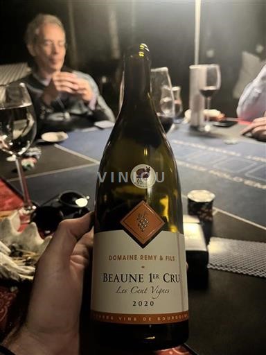 Bourgogne Beaune Premier Cru Domaine Remy & Fils Les Cent Vignes 2020