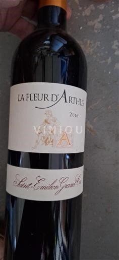Bordeaux Saint-Émilion Grand Cru Grand Cru La Fleur Arthus 2016