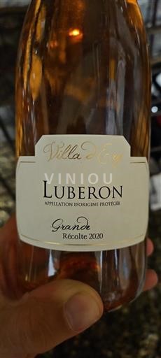 Valle del Rodano Luberon Villa Erg Grande Récolte 2020