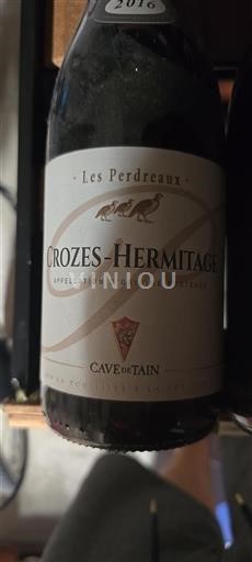 Valle del Rodano Crozes-Hermitage Cave de Tain Les Perdreaux 2016