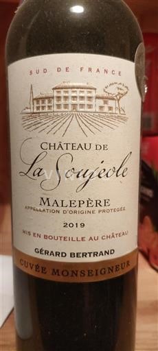 Linguadoca Malepère Château La Soujeole Monseigneur 2019