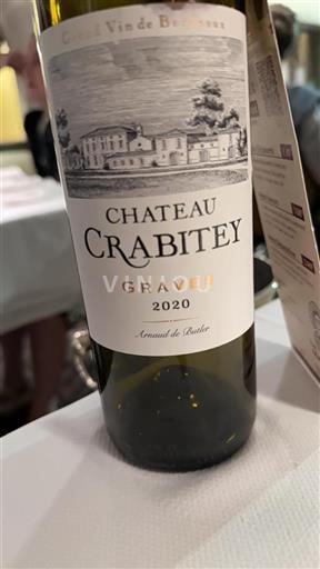 Bordeaux Graves Château Crabitey 2020