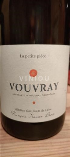 Valle della Loira Vouvray François-Xavier Barc La petite pièce 2023