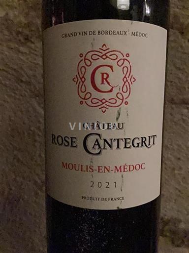 Burdeos Moulis-en-Médoc Château Rose Cantegrit 2021