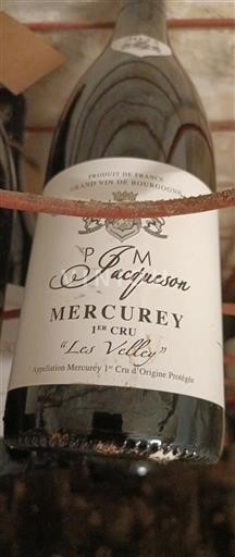 Bourgondië Mercurey Premier Cru P. & M. Jacqueson Les Velley 2023