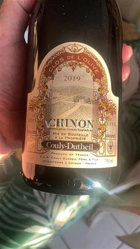 Údolí Loiry Chinon Couly-Dutheil Clos de l'Olive 2019