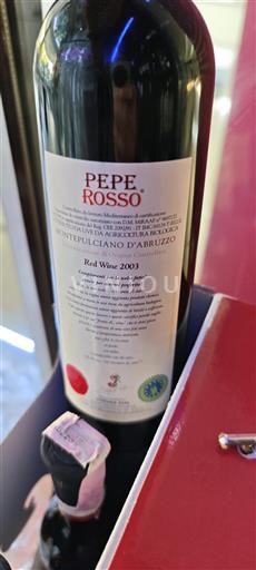 Abruzzo Montepulciano d'Abruzzo Pepe Rosso 2003