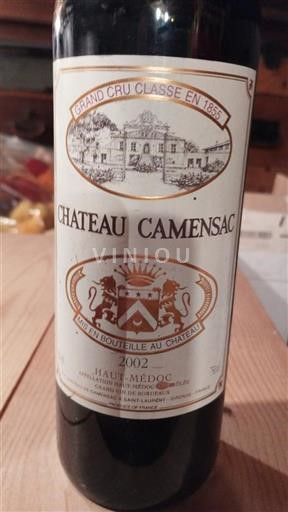 Bordeaux Haut-Médoc Grand Cru Camensac 2002