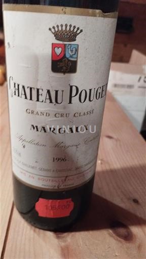 Bordeaux Margaux Grand Cru Château Pouget 1996