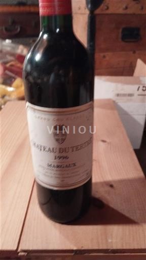 Bordeaux Margaux Grand Cru Château Tertre 1996