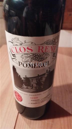 Bordeaux Pomerol Clos René 1996