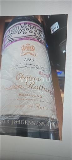 Bordeaux Pauillac Grand Cru Château Mouton Rothschild 1988