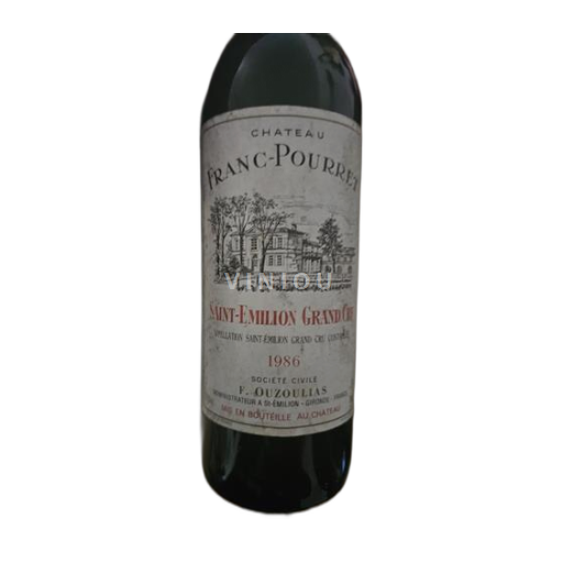 Bordeaux Saint-Émilion Grand Cru Château Franc Pourret 1986