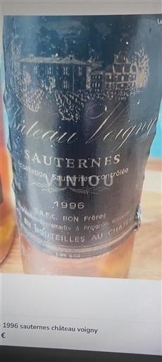 Bordeaux Sauternes Château Voigny 1996