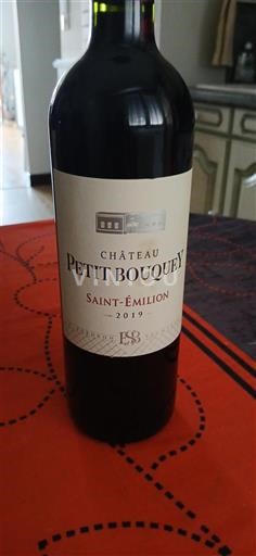 Bordeaux Saint-Émilion Château Petit Bouquey 2019