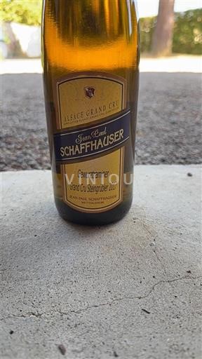 Elsass Alsace Grand Cru Grand Cru Jean-Paul Schaffhauser Grand Cru Steingrubler 2017